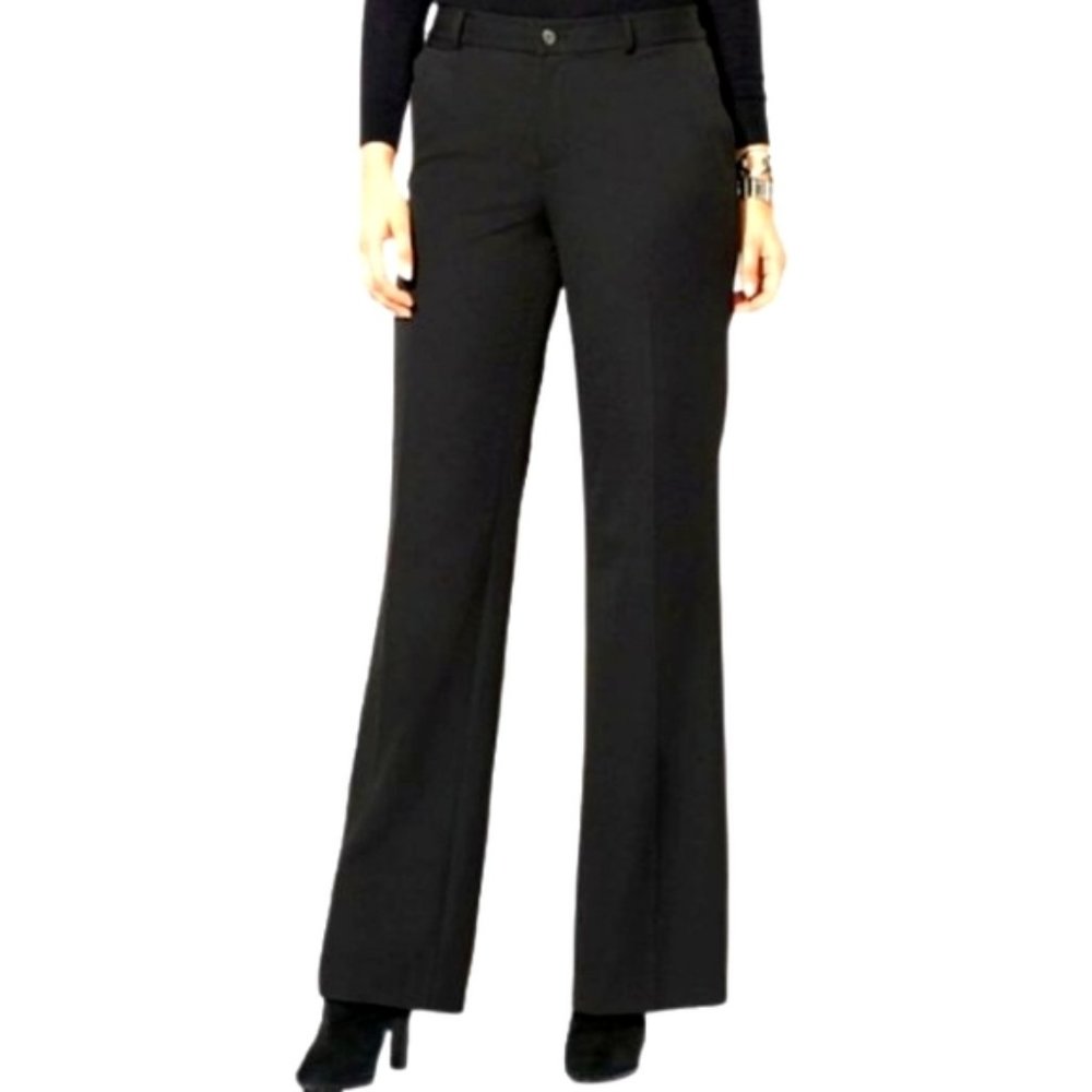 Lauren Ralph Lauren Black "Andover" Stretch Wool Dress Pant NEW- Sz. 4P